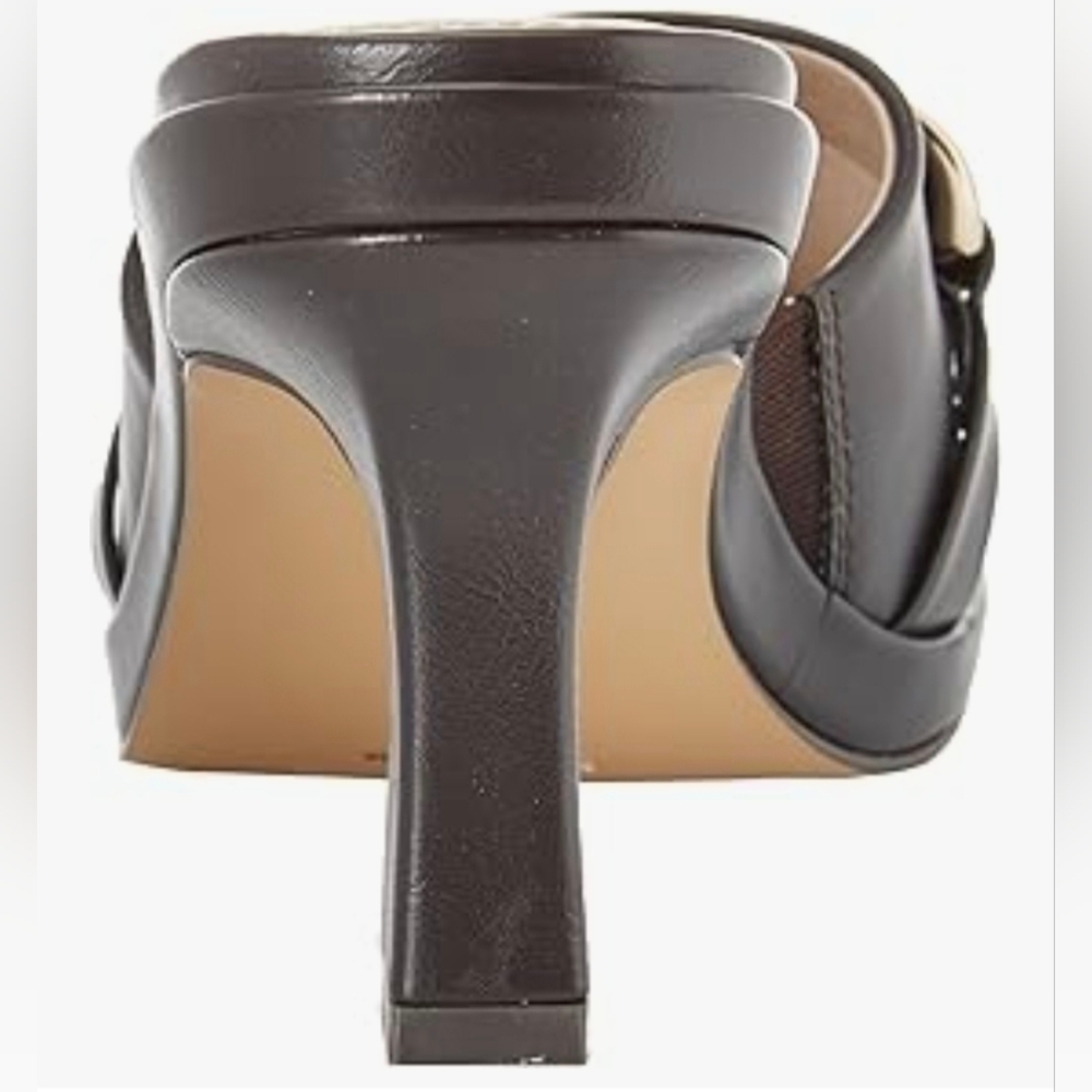 The Drop Women's Zena Buckle Heel Sandal #776 - Picture 10 of 13